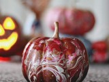 How To Make Marbelized Pumpkins