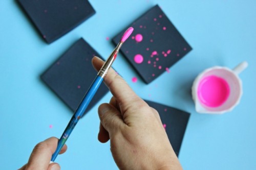How To Make Neon Pink Gift Boxes