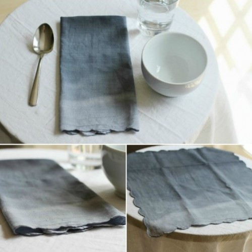 How To Make Ombre Napkins Easily