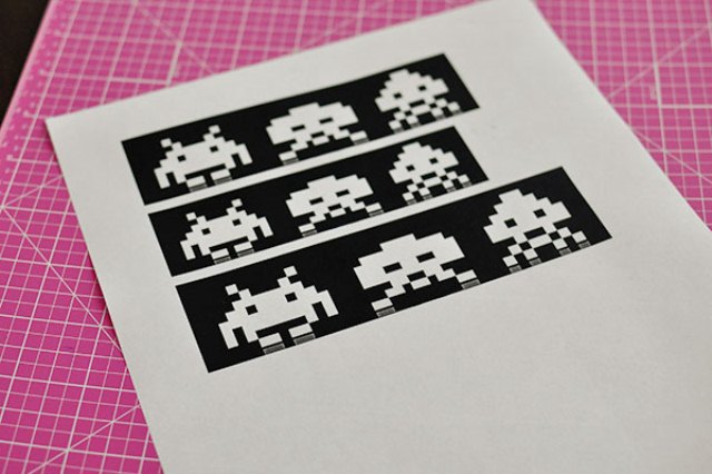 How To Make Space Invaders Ornaments