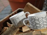 handpainted cups