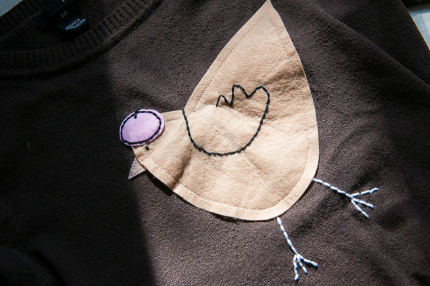 French hen sweater