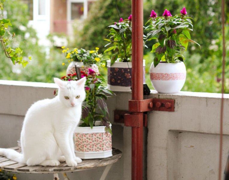 How To Renovate Old Planters With Fabric