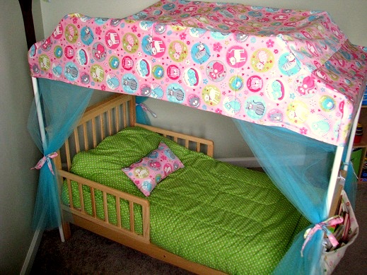 How To Turn A Bed Into A Canopy Bed Using Pvc Pipes