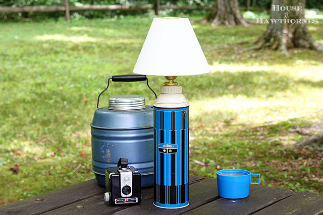How To Turn A Vintage Thermos Into A Lamp
