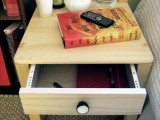 How To Turn An Ikea Chair Into A Bedside Table
