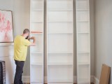 how-to-turn-ikea-bookshelves-into-a-bookcase-2