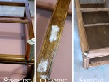 How To Upholster And Paint A Coffee Table