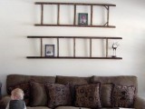 How To Use An Old Ladder As A Display