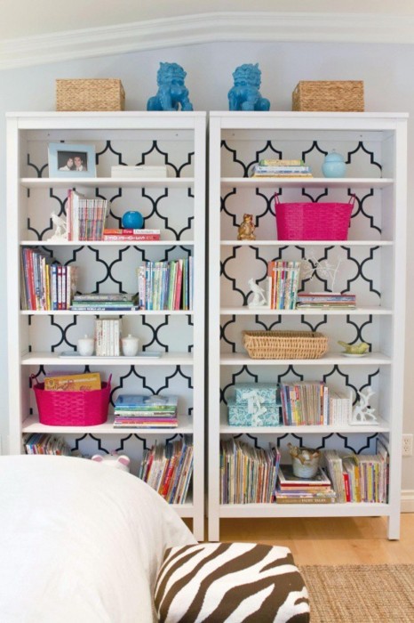 Ideas To Add Background For Your Bookcases