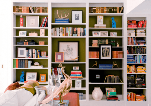 Ideas To Add Background For Your Bookcases