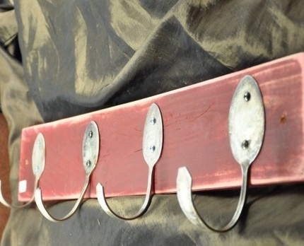 DIY Wall Hooks from Forks, Knives, and Spoons (via readymade)