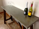 concrete table