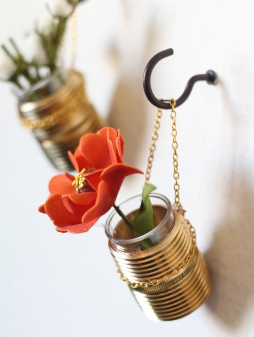 Industrial DIY Mini Vase With Harware Supplies