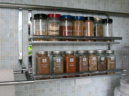 Kitchen Rails Storage Ideas