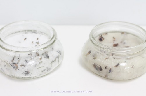 lavender and mint sugar scrub (via julieblanner)