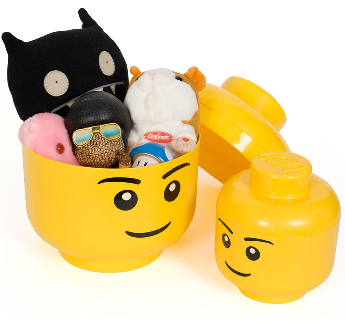 Lego Heads Storage Boxes