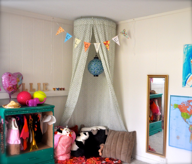 5 minute no sew canopy