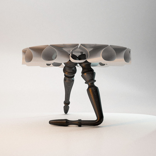 Lounge Table Inspired By Russian Ballet Dancers
