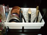 Makeup Storage In Tabletop Containers