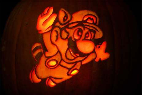 Mario Halloween Pumpkin