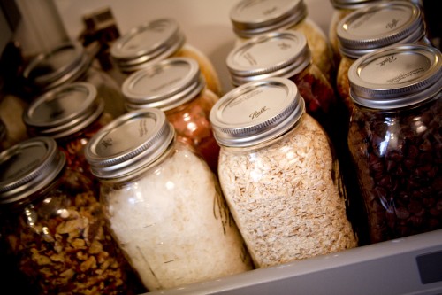 Mason Jars To Store Spices