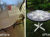 Medalion Table Makeover