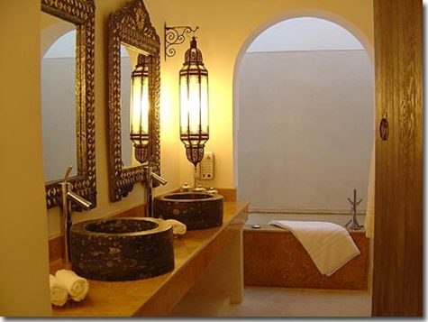 Gorgeous!  Love The European Faucets, The Sinks, Traditional Mirrors,  Lanterns, Very Luxurious.