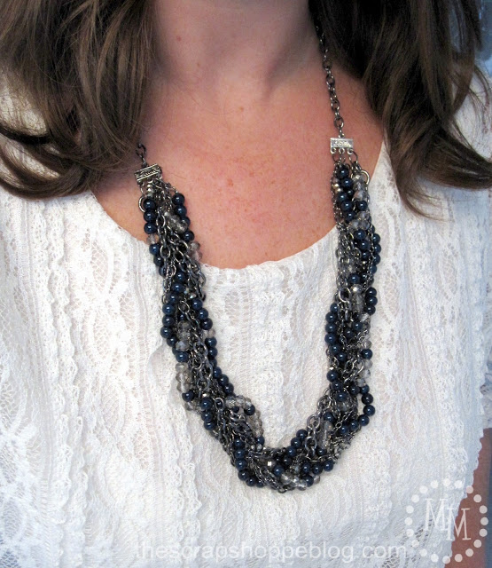 eclectic braided necklace