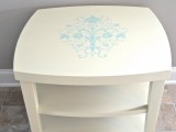 Nightstand Makeover With Stencil