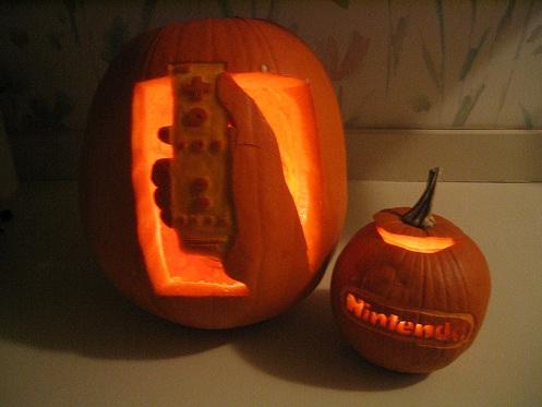 Nintendo Wii Pumpkin Carving
