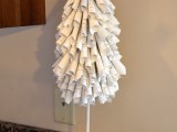 rolled paper Christmas tree