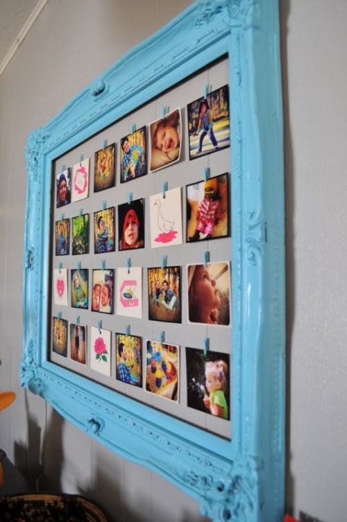 Old Picture Frame Renovation Into A Photo Frame