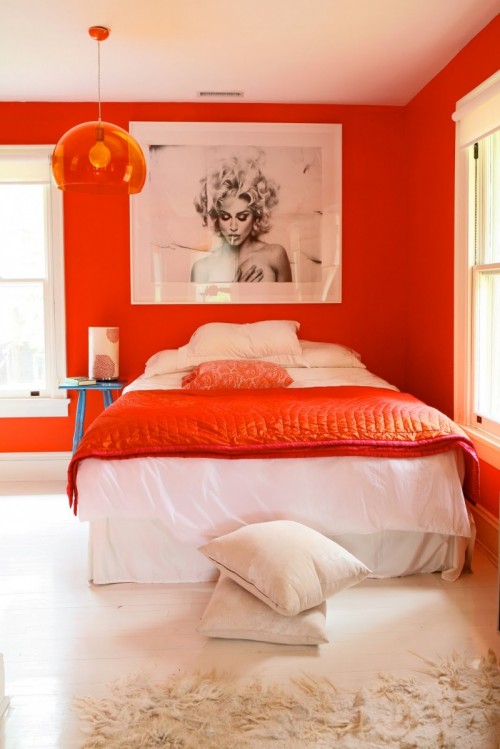 25 Orange Room Design Ideas