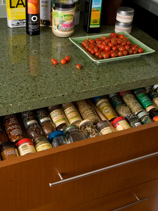 Organizing Spices In A Drawer