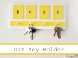 simple bright key holder