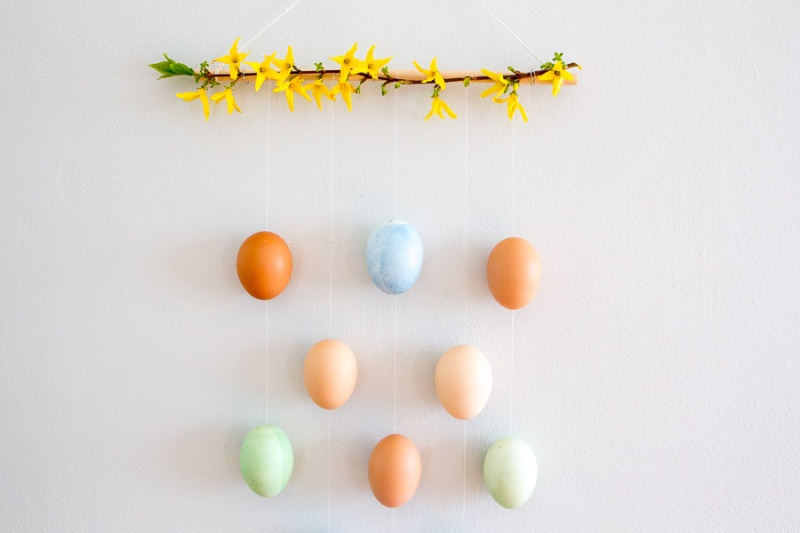 Picture Of original andcolorful diy easter egg wall hanging  1