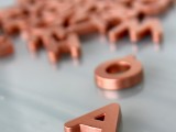 copper alphabet magnets
