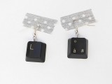 Original Diy Earrings From Computer Keys