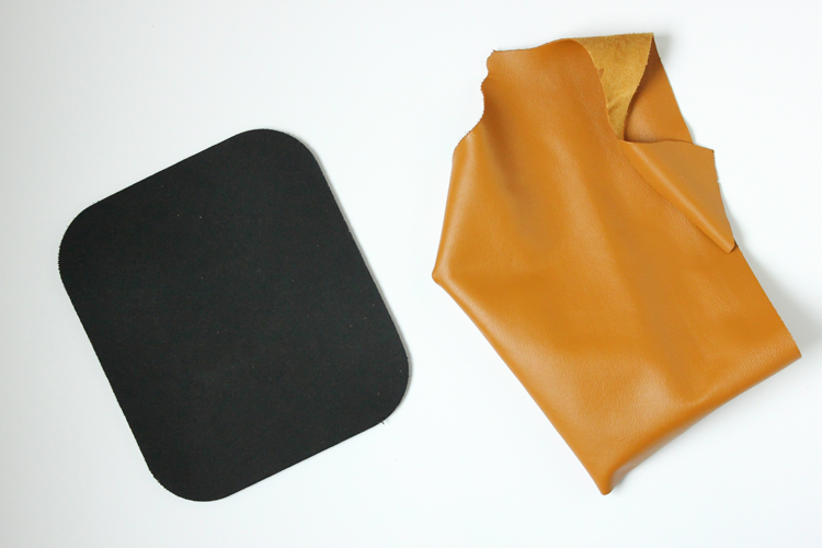 Picture Of original diy geometric leather mouse pad  2