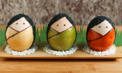 Original Diy Kokeshi Easter Eggs