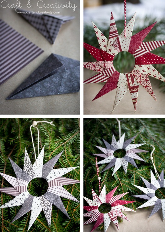 Original Diy Origami Paper Stars For Christmas Decor