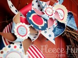Original Diy Paper And Vine Wreath For 4th Of July