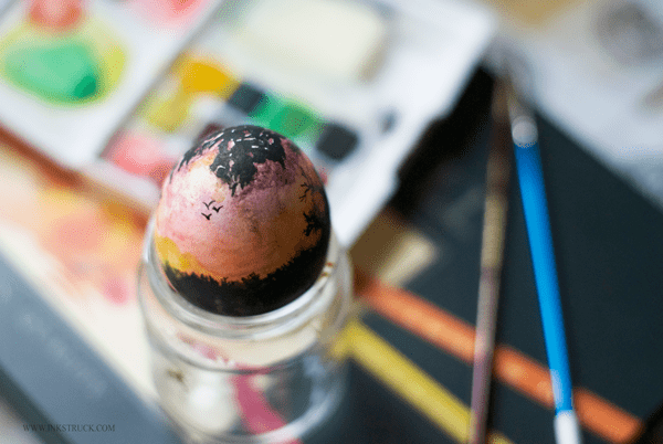 Easter egg landscape art (via inkstruck)
