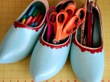 Painted Clog Organizers