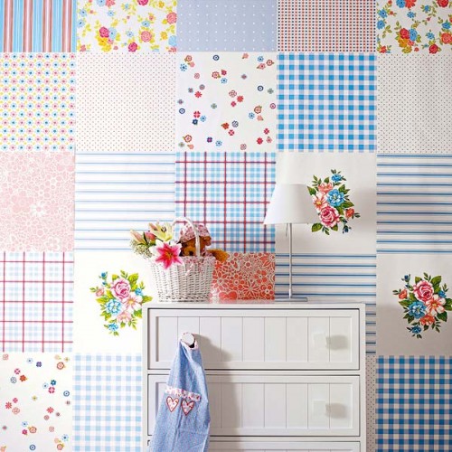 35 Cool Ideas To Decorate Your Home With Patchwork Walls
