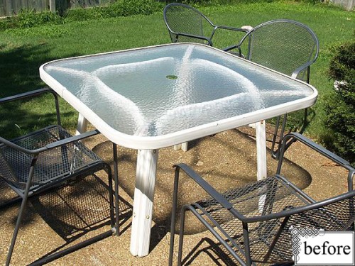 Before & After – Patio Table