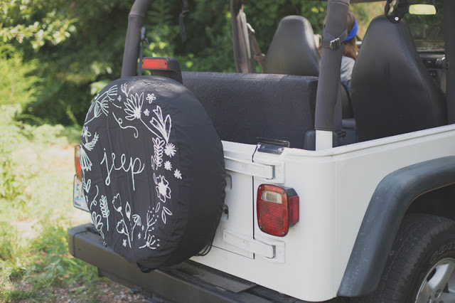 Patterned Diy Jeep Tire Cover
