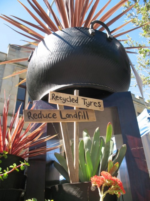 Planters Of Recycled Tyres