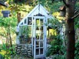 Potting Shed With Fieldstone Foundation